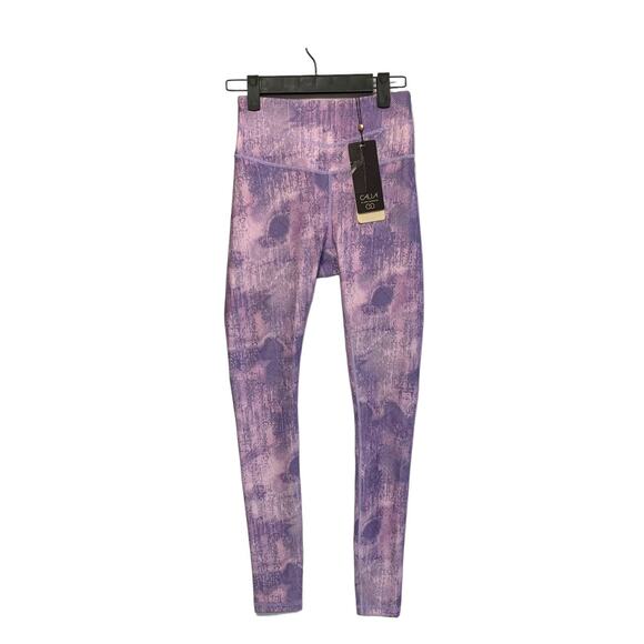 CALIA by Carrie Underwood Pants - Calia Essential Collection Geometric Printed Leggings NWT Womens Sz XS Purple